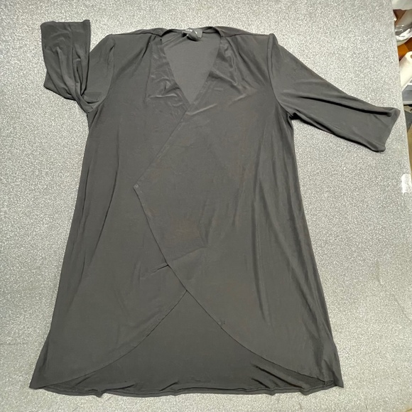 R & M Richards Women’s Black Size 16 Crossover Top - Picture 1 of 12